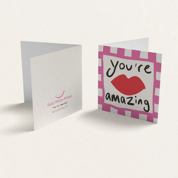 Salty Melon Prints - You're Amazing - Mini Card