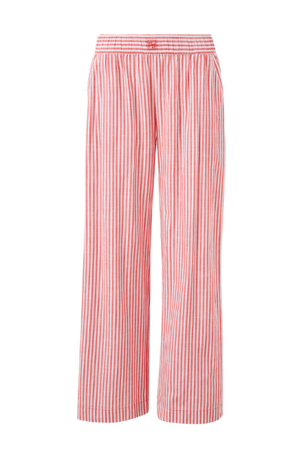 Ceres Life - The Lounge Pant - Heritage Red Bright White Stripe