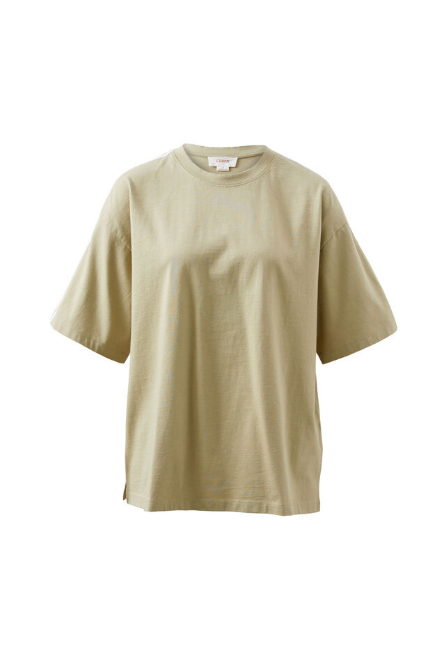 Ceres Life - Sporty Tape Tee - Matcha Fresh Ecru