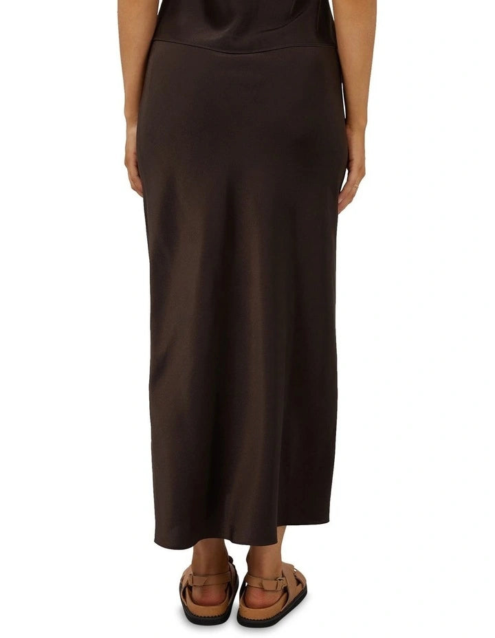 All About Eve - Aire Maxi Skirt - Brown