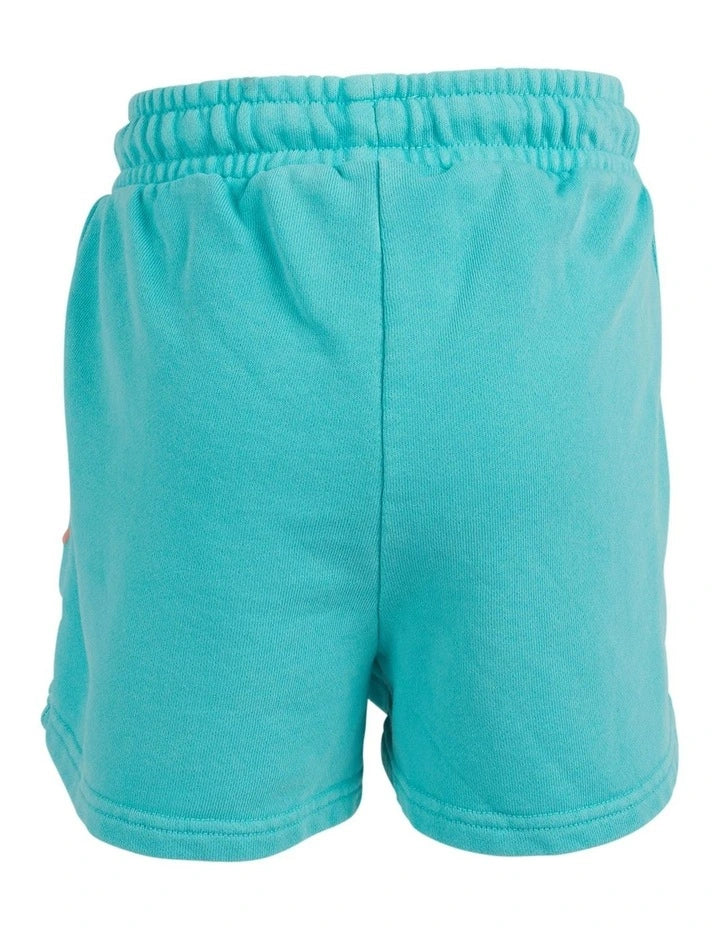 Eve Girl - Aths Fleece Short - Teal - Kids Size - 8-14