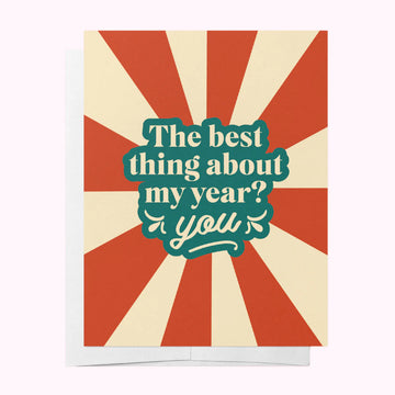 Bad on Paper - The Best Thing About My Year? You - Christmas Card