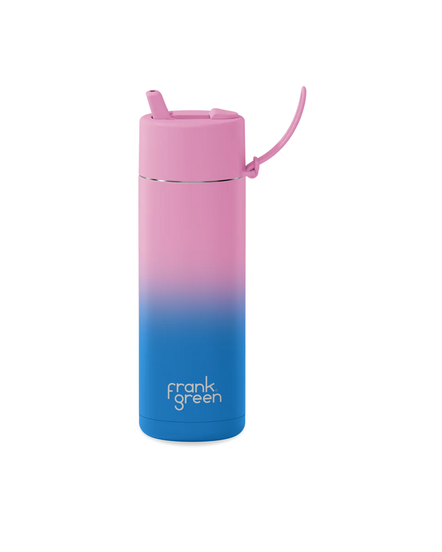 Frank Green - Stainless Steel Ceramic Reusable Bottle - Wild Orchid w/ Flip Sraw Lid - 20oz