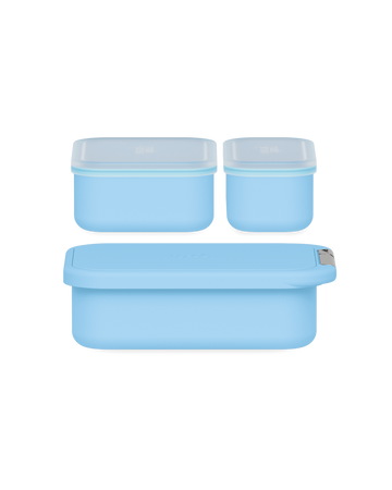 Frank Green - Lunch Container w/ Silicone Lid - Sky Blue