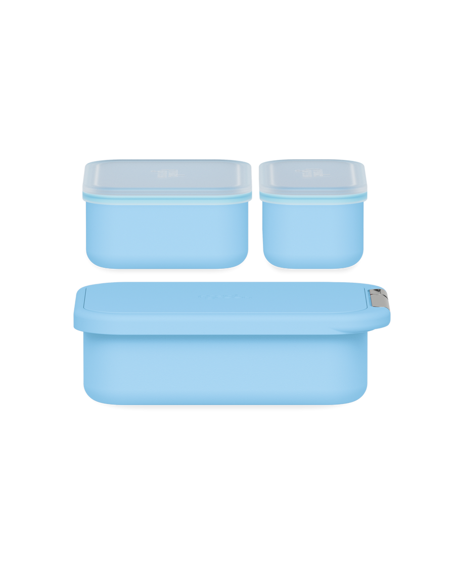 Frank Green - Lunch Container w/ Silicone Lid - Sky Blue