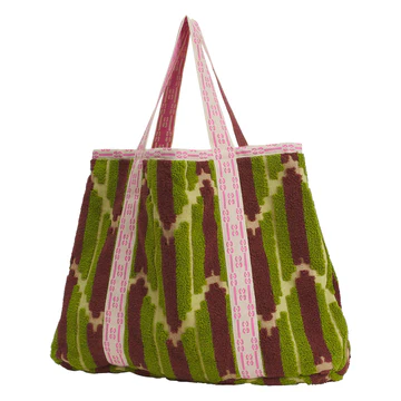 Sage & Clare - Nisha Terry Tote Bag - Palm