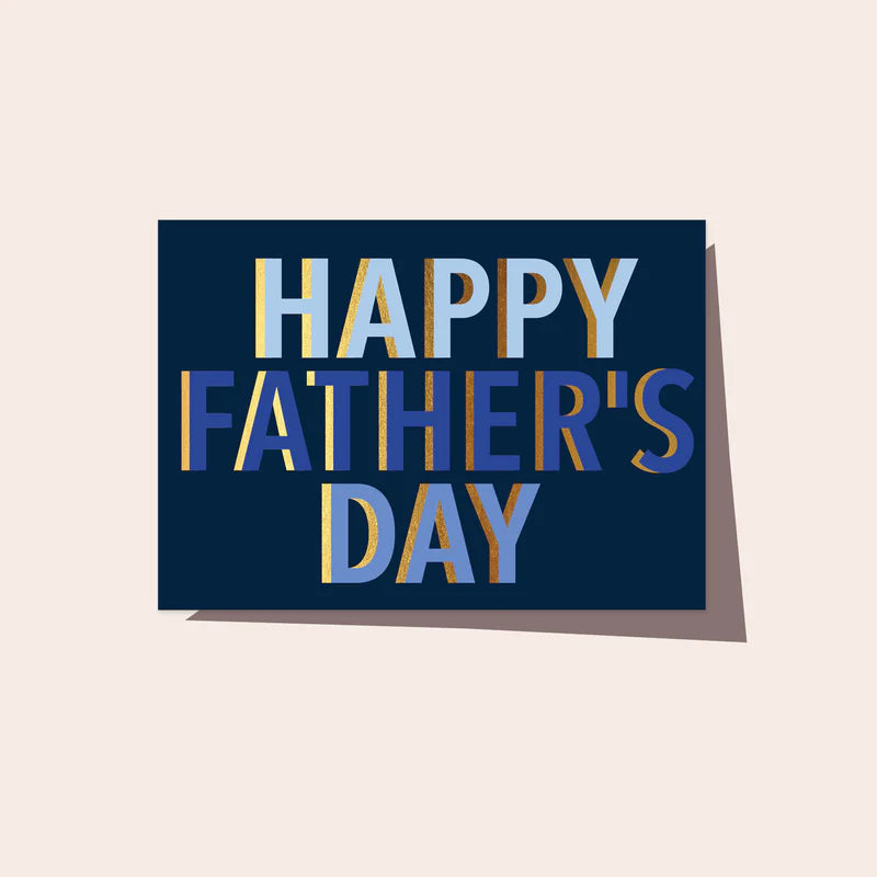 Elm Paper -  HAPPY FATHER'S DAY CARD NAVY