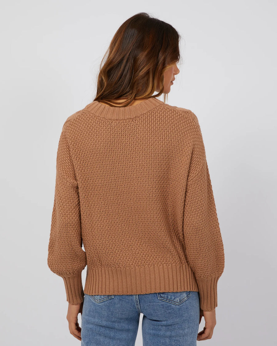 All About Eve - RUE KNIT SWEATER TAN