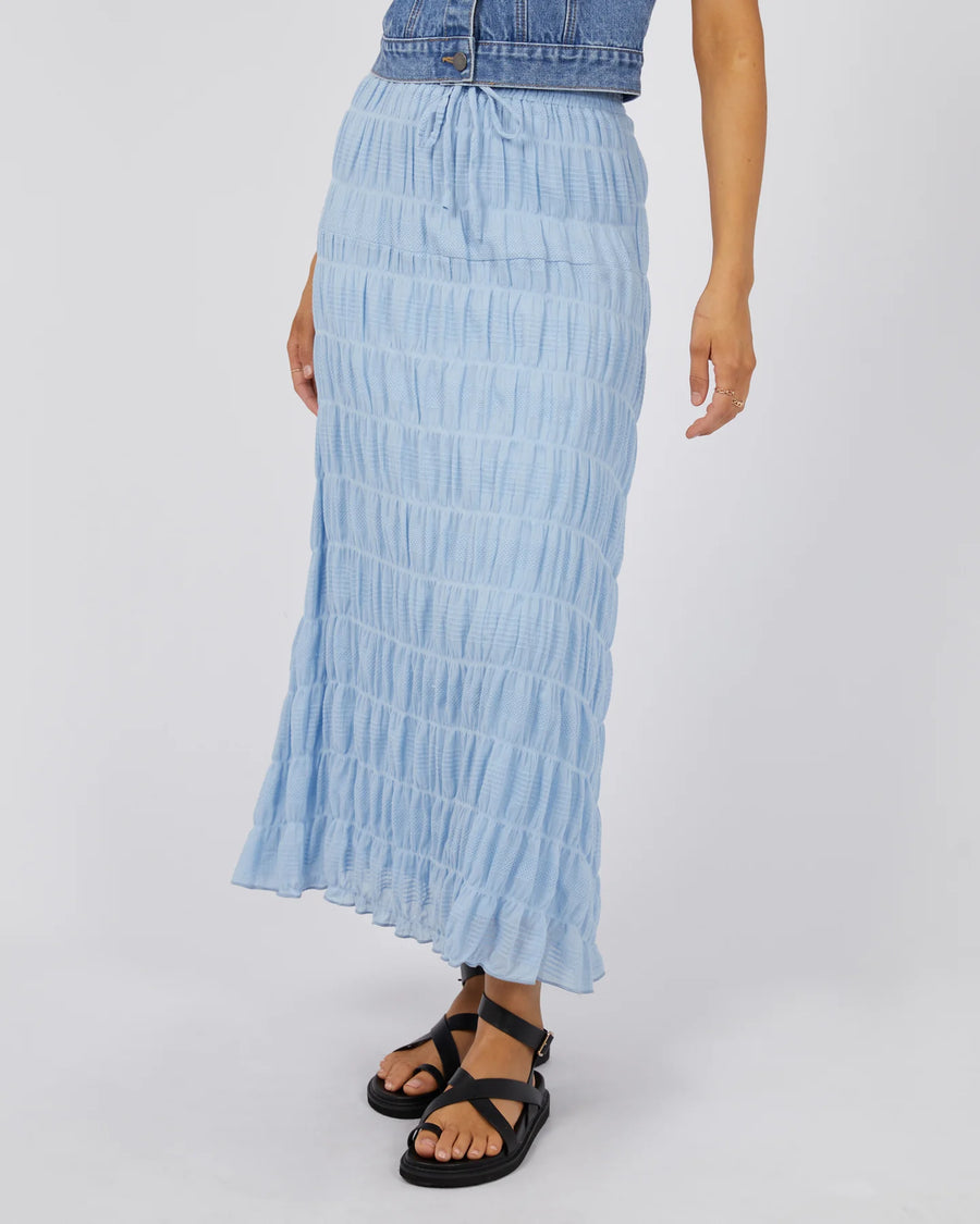 All About Eve - Maude Maxi Skirt Ocean Blue