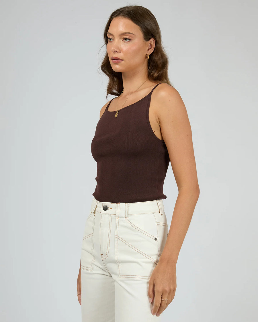 All About Eve - Peggy Top - Brown