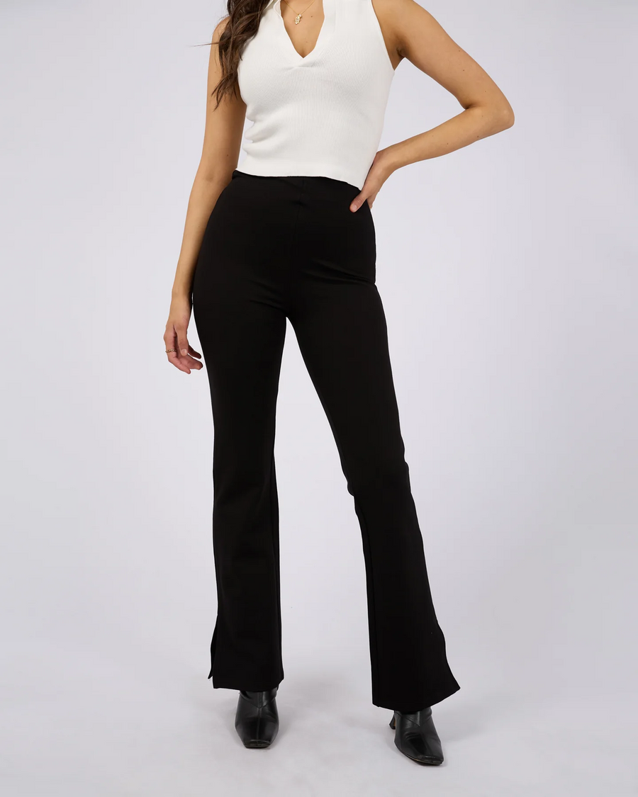 All About Eve - Jennifer Side Split Pant - Black