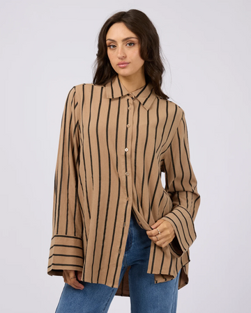 All About Eve - Marnie Shirt - Brown