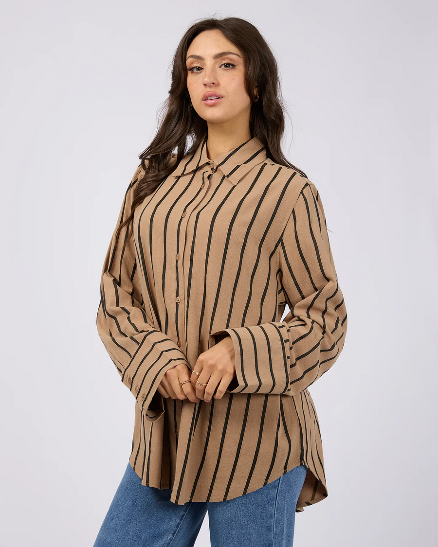 All About Eve - Marnie Shirt - Brown