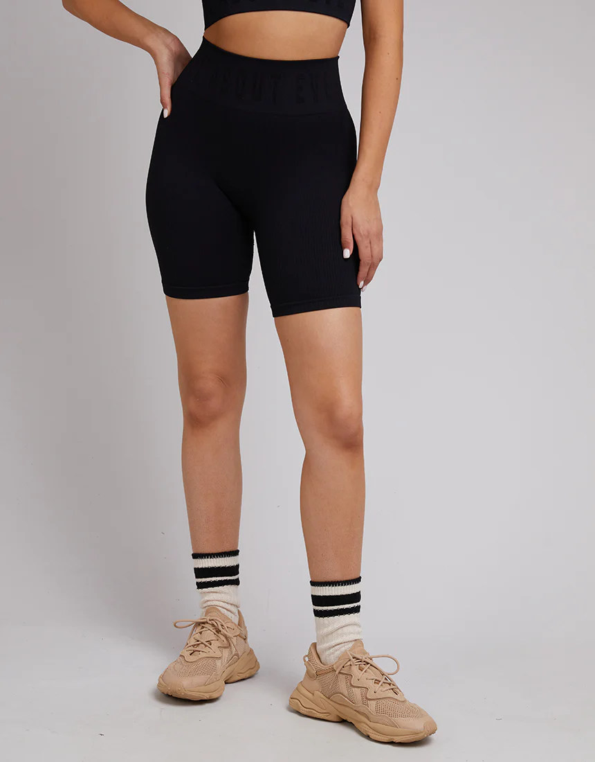 All About Eve - Remi Rib Bike Short - Black