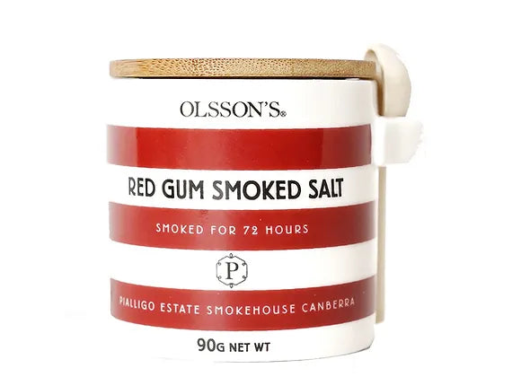 Olsson's Salt - Red Gum Smoked Salt Stoneware Jar 90g