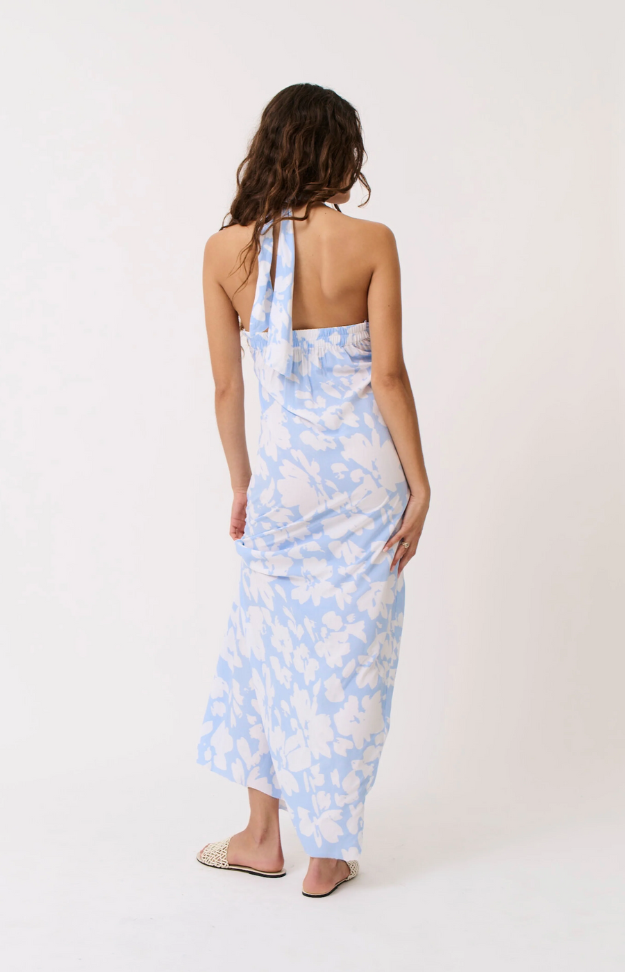 Cartel & Willow - Sabrina Halter Dress - Floral Mist