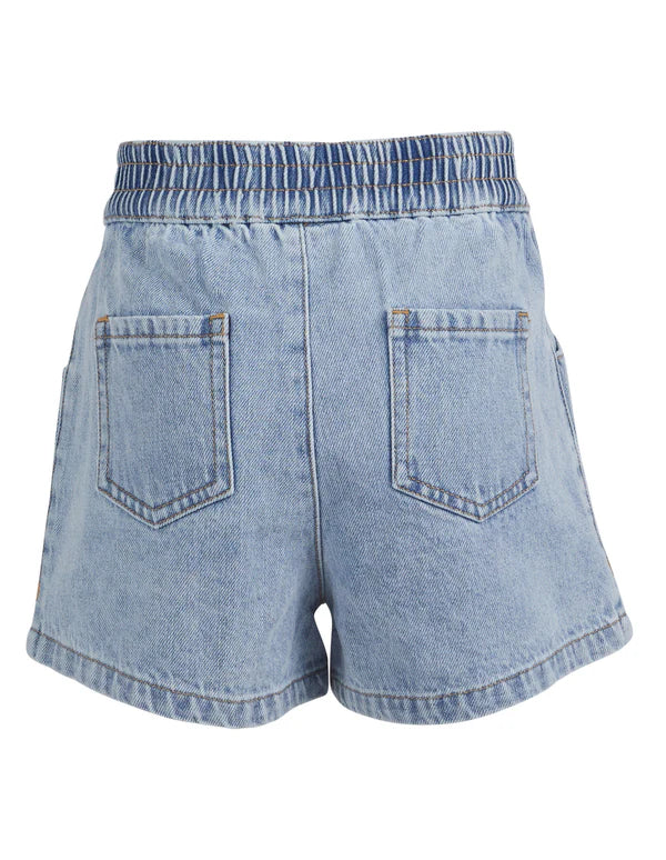 Eve Girl - Raya Shorts - Blue - Kids Size - 3-7