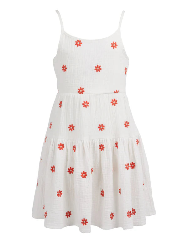 Eve Girl - Maggie Sun Dress - Vintage White - Kids Size 3-7