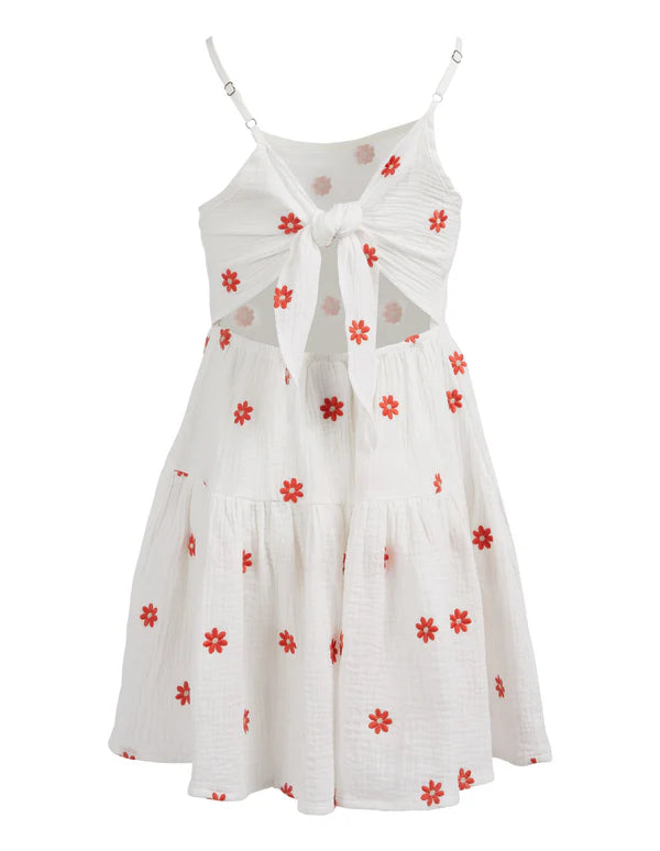 Eve Girl - Maggie Sun Dress - Vintage White - Kids Size 3-7