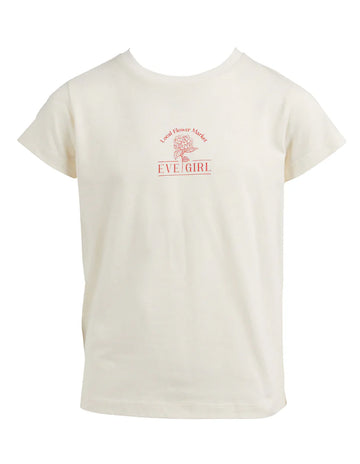 Eve Girl - Venice Tee - Vintage White - Kids Size 8-14