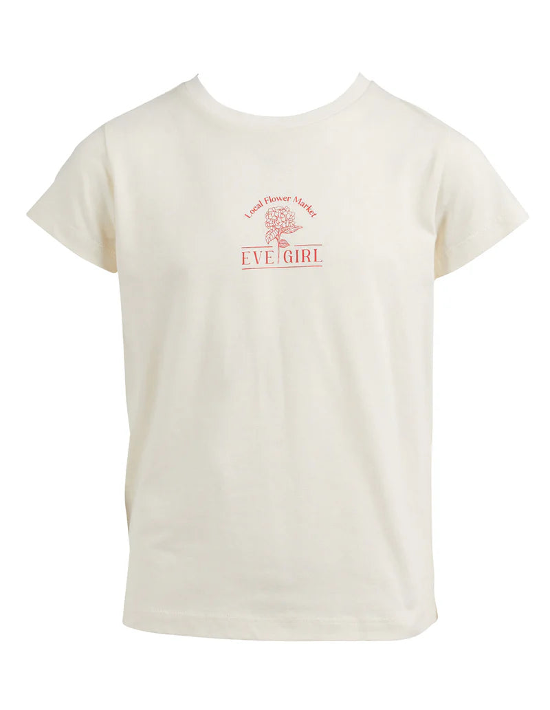 Eve Girl - Venice Tee - Vintage White - Kids Size 8-14