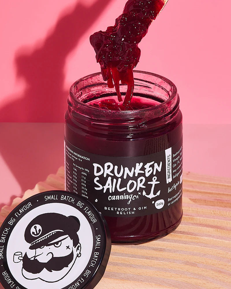 Drunken Sailor - Beetroot & Gin Relish 260g