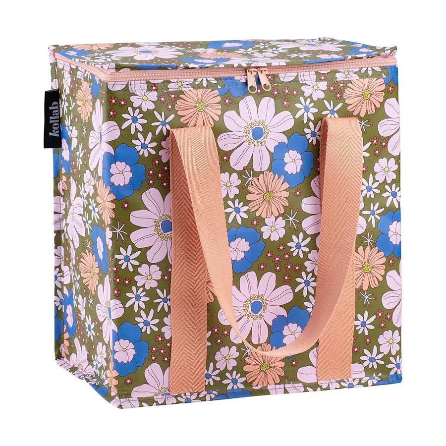 Kollab - Cooler Bag - Blue Flowers