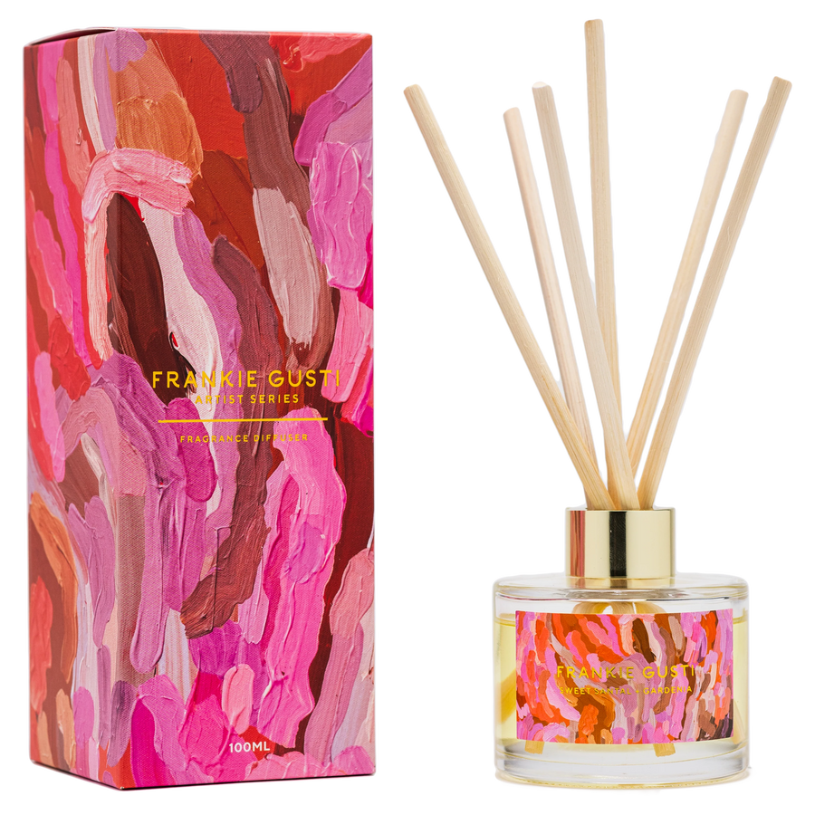 Frankie Gusti - Artist Series Diffuser - Sweet Santal + Gardenia - Erin Reinboth