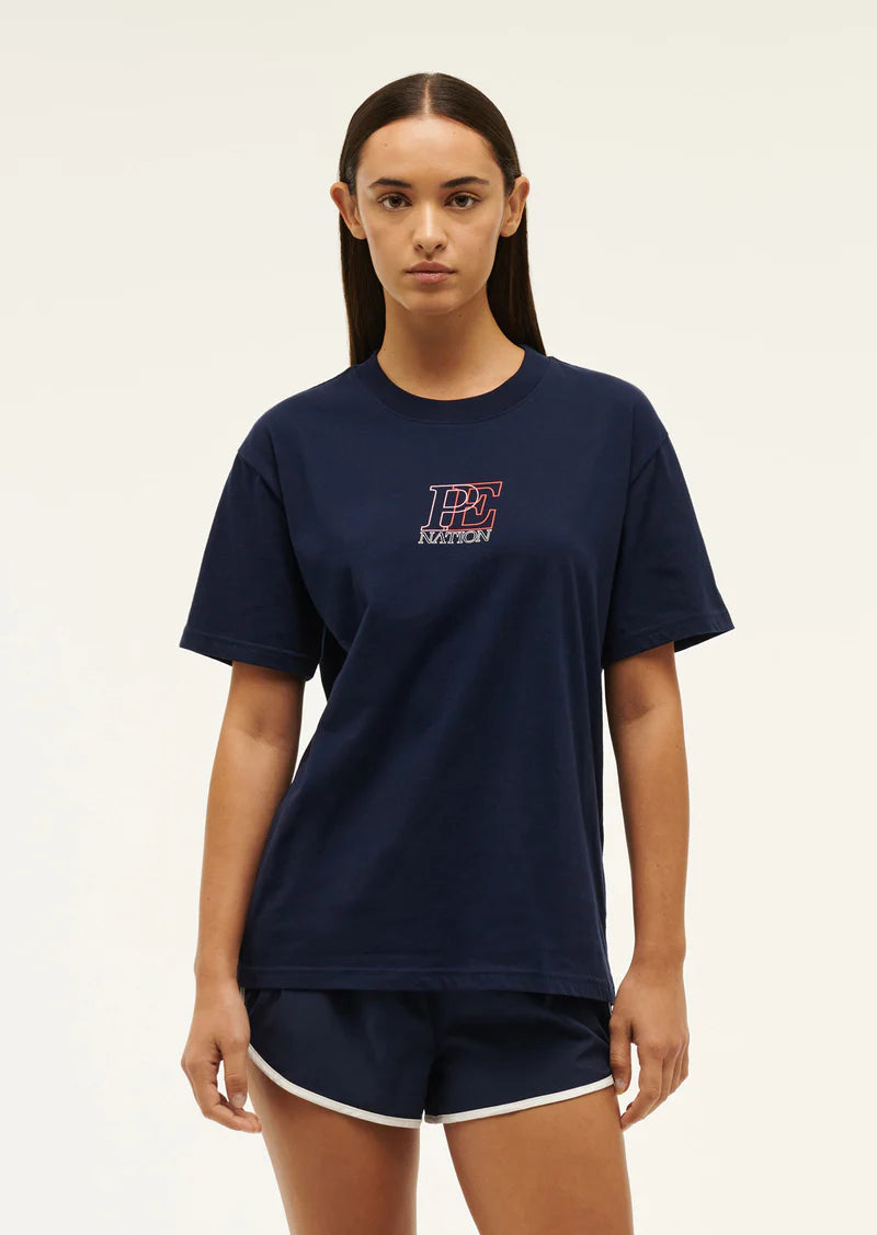 P.E Nation - Definition Tee - Dark Navy Blud