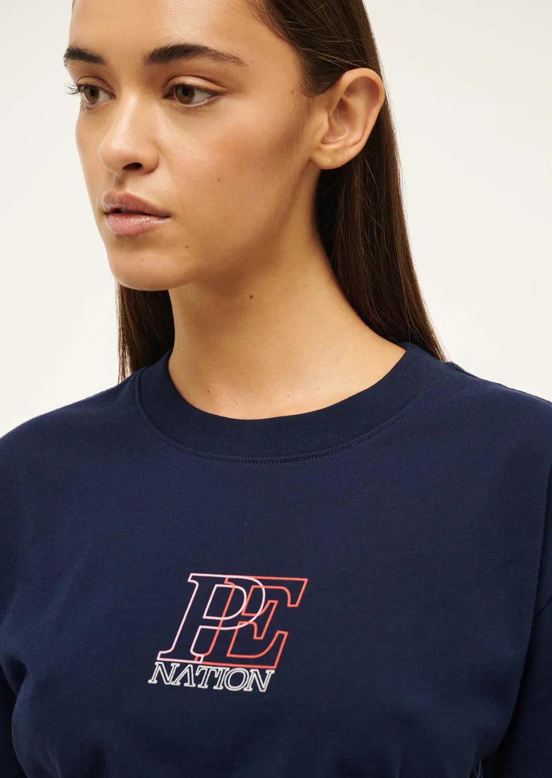 P.E Nation - Definition Tee - Dark Navy Blud