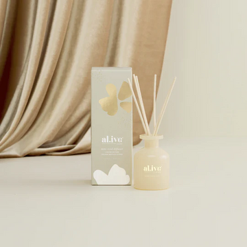 Al.ive Body - Mini Reed Diffuser - Golden Wattle & Citrus