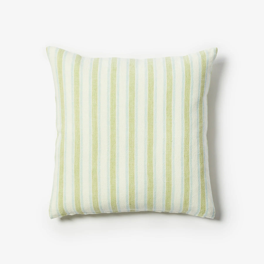 Bonnie & Neil - Linear Green Cushion - 50cm