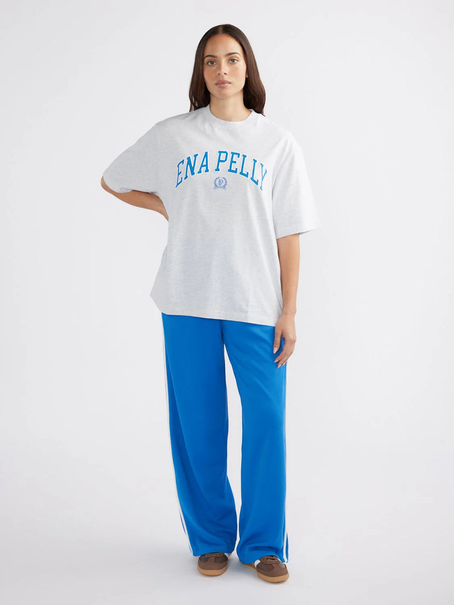 Ena Pelly - Classic Collegiate Tee - White Marle