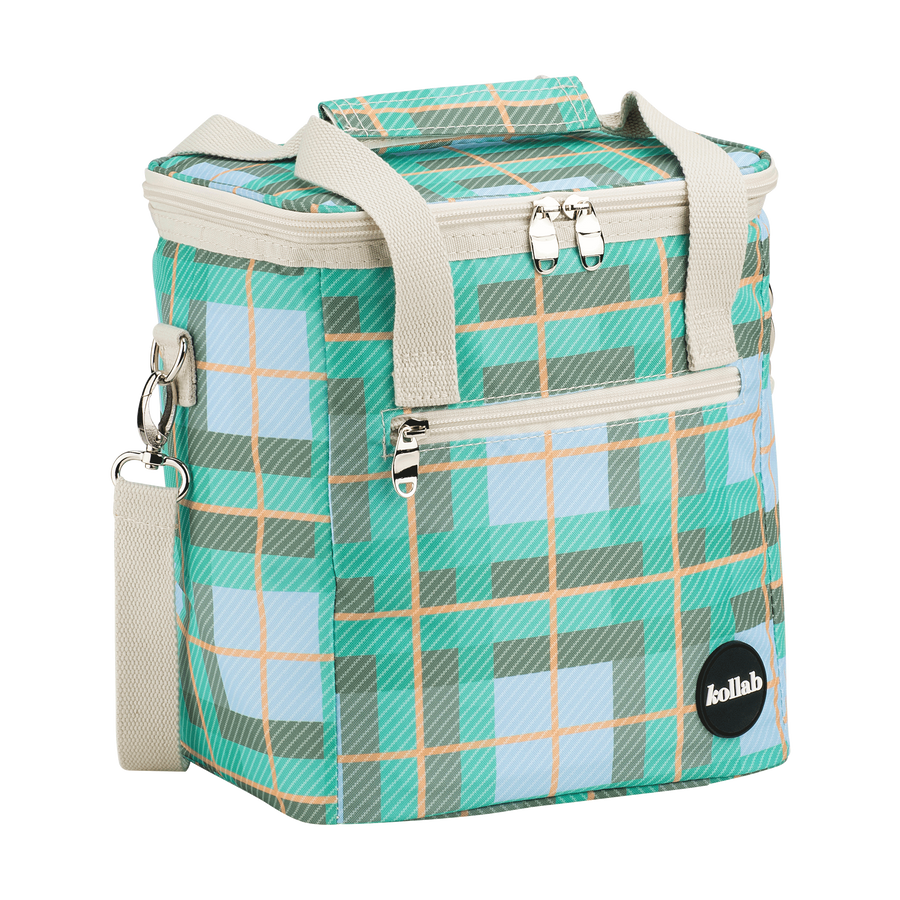 Kollab - Mini Cooler Bag - Ocean Check