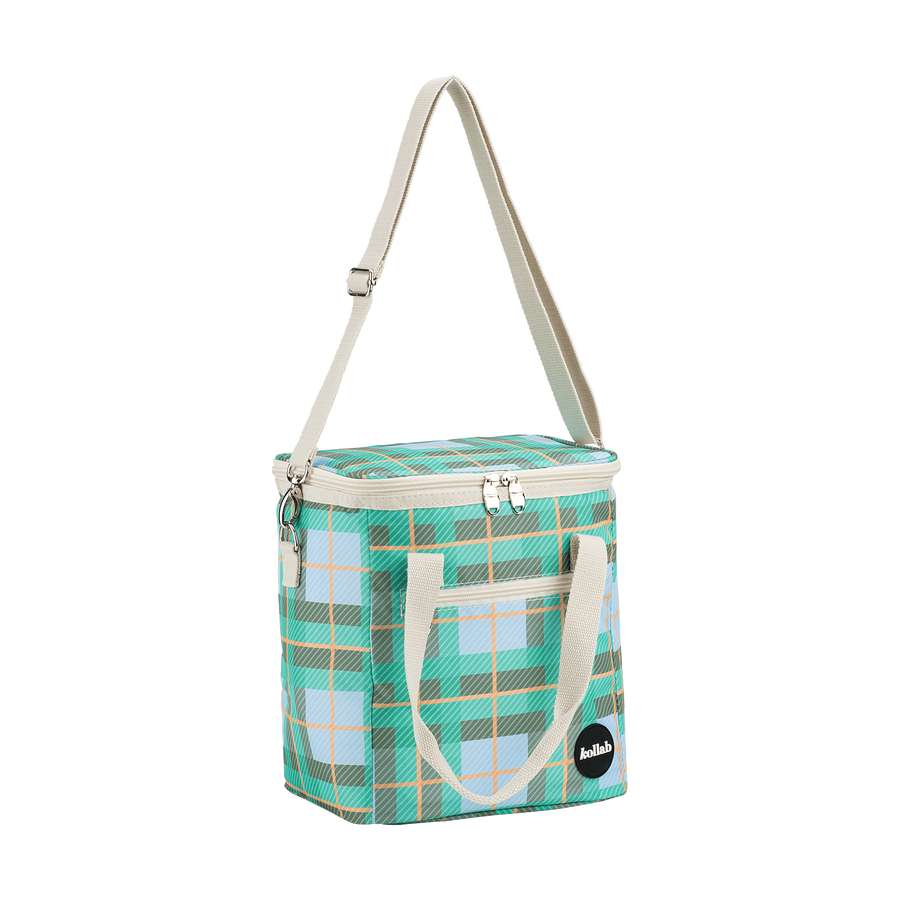 Kollab - Mini Cooler Bag - Ocean Check