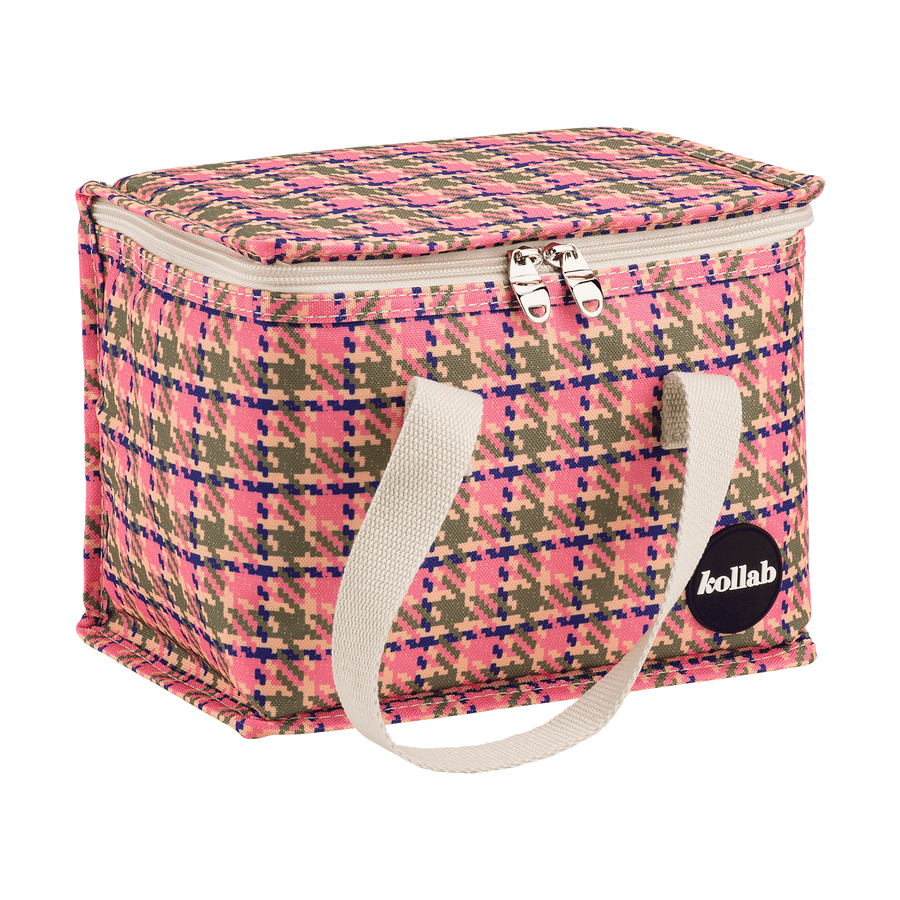 Kollab - Lunch Box - Pink Houndstooth