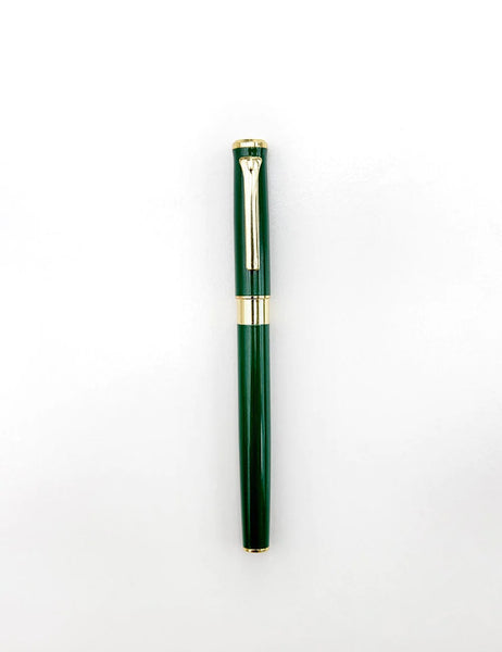 Bespoke Letterpress - Green Executive Gel Ink Pen – Clover and Co