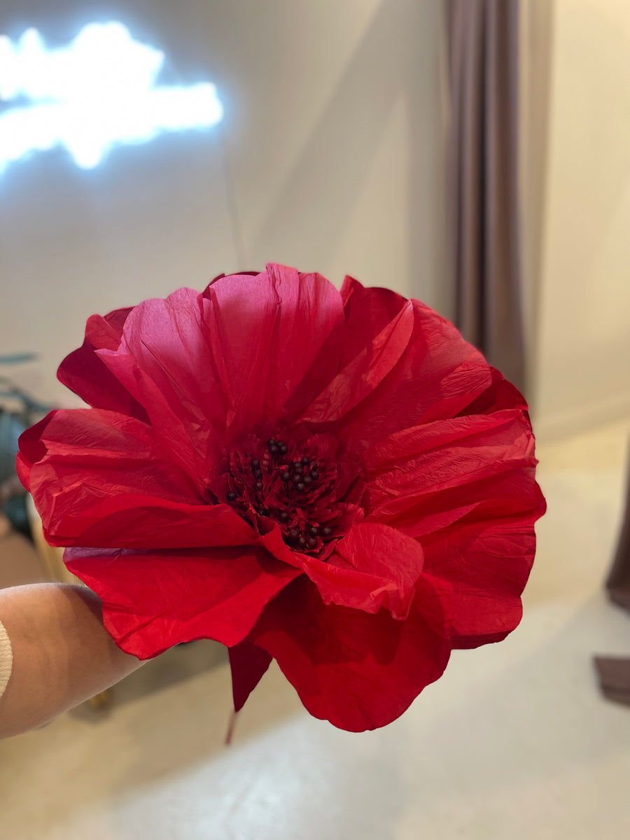 Paper Flower XL - Red