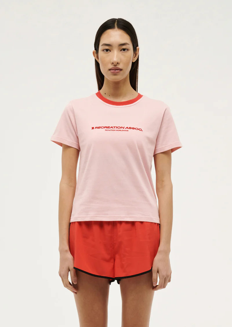 P.E Nation - Department SS Tee - Crystal Rose