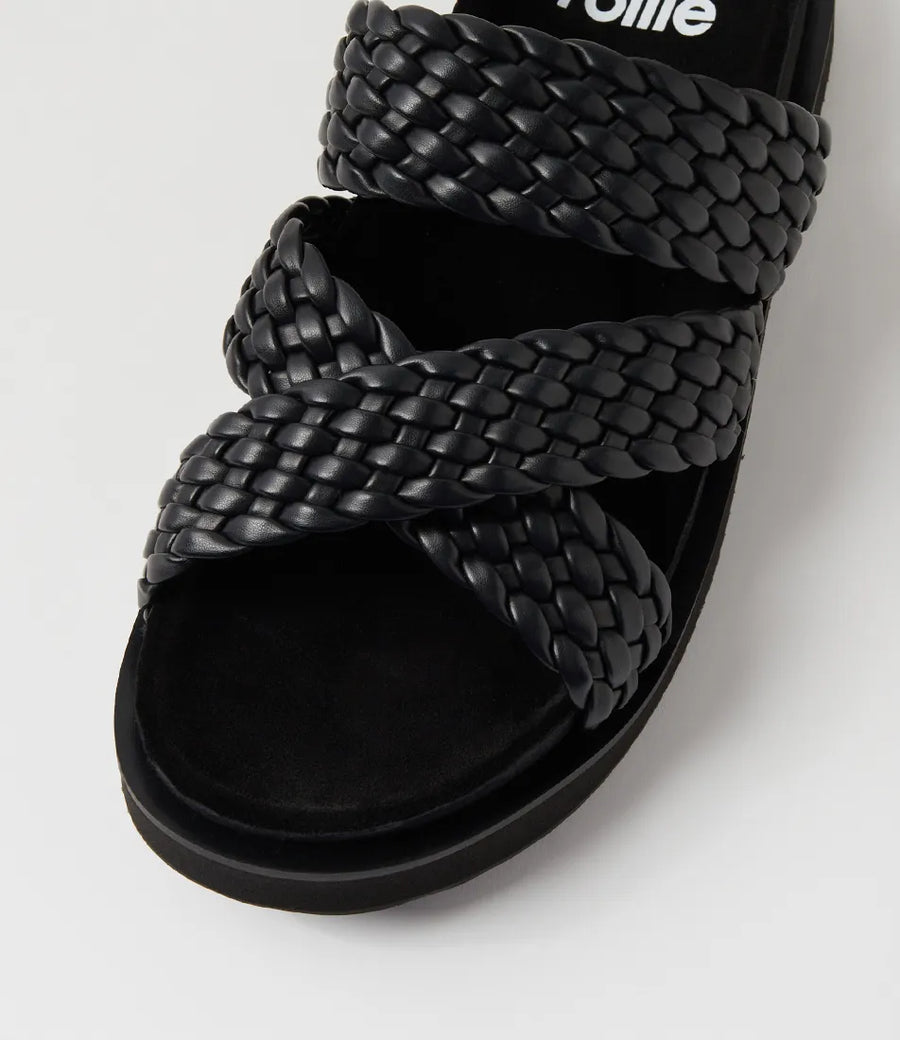 Rollie - Rhodes Cross Slide - Black Weave