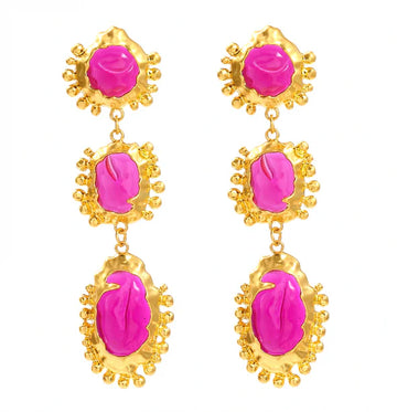 Pop Design - Celestia Blossom Drop Earrings