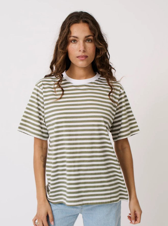 Cartel & Willow - Sophie Tee - Palm Stripe