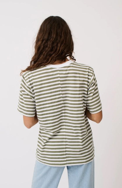 Cartel & Willow - Sophie Tee - Palm Stripe