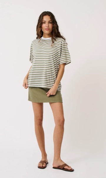 Cartel & Willow - Sophie Tee - Palm Stripe