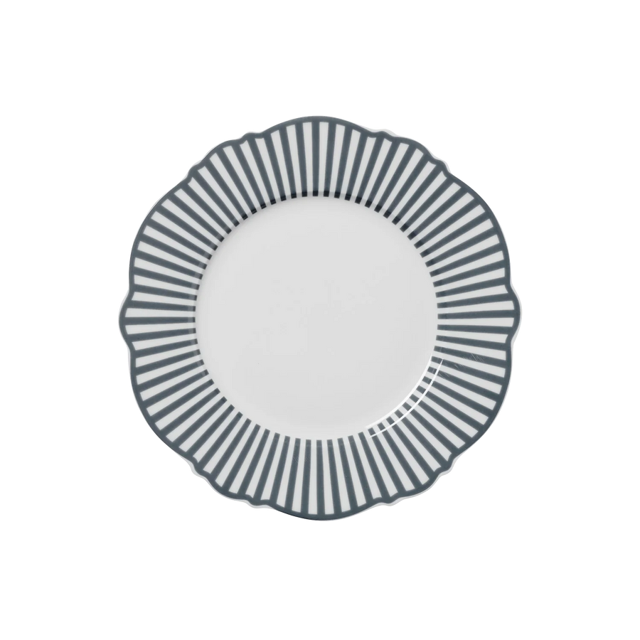 In the Round House - Charcoal Wave Side Plates (Set of 4)