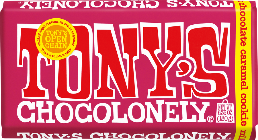 Tony's Chocolonely - Milk Chocolate Caramel Cookie - 180g