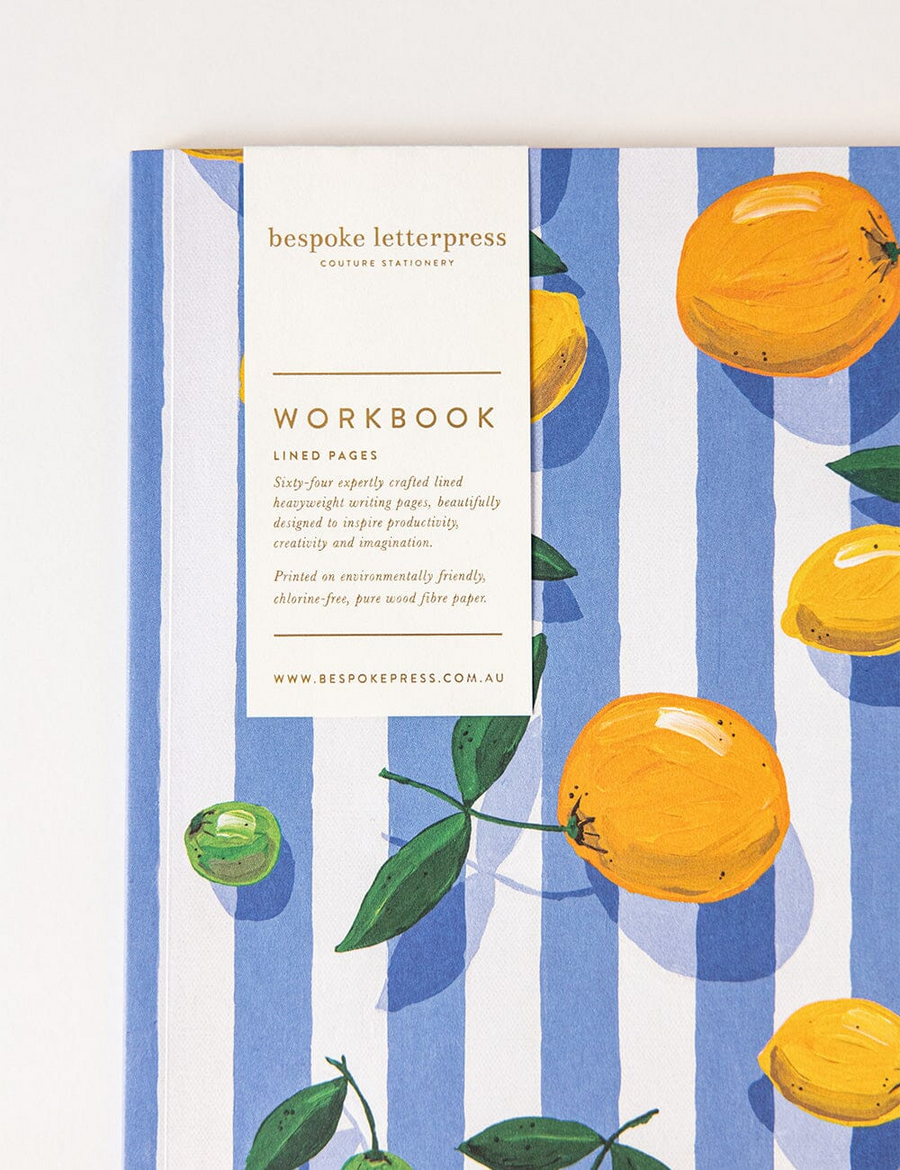 Bespoke Letterpress - Citrus Workbook