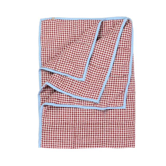 Society of Wanderers - Mulberry Gingham Quilt - Standard