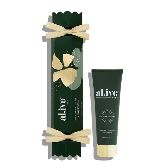 Al.ive Body - Hand Cream Cracker - Fig & Toasted Chestnut