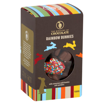 Ministry of Chocolate - Rainbow Bunnies - 150g